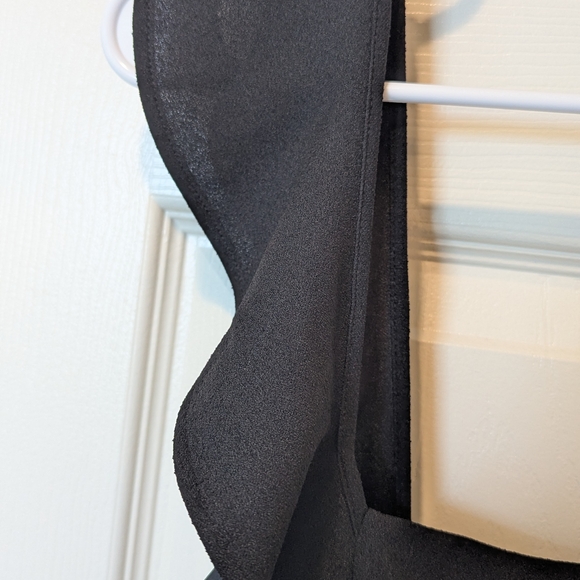 BCBG Black Ruffled Sheath Mini Dress - Picture 4 of 5